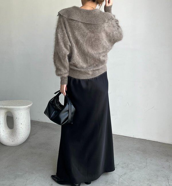  「【上質な着心地】WOOL100ミンクタッチカーディガン」|カーディガン|