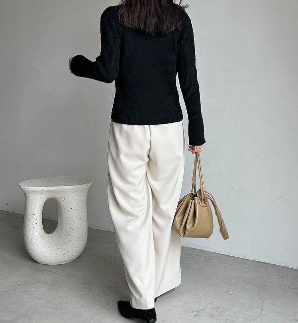  「ビアードカラーニット」|カーディガン|