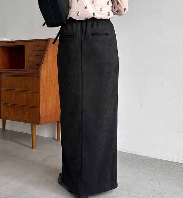  「スエードジップスカート」|スカート|