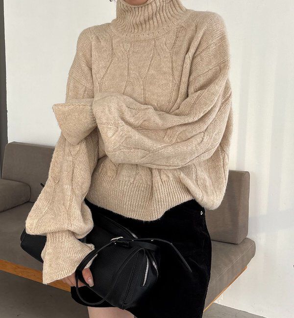  「ケーブルキャンディニット」|ニット・セーター|