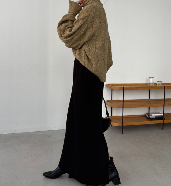  「ケーブルキャンディニット」|ニット・セーター|