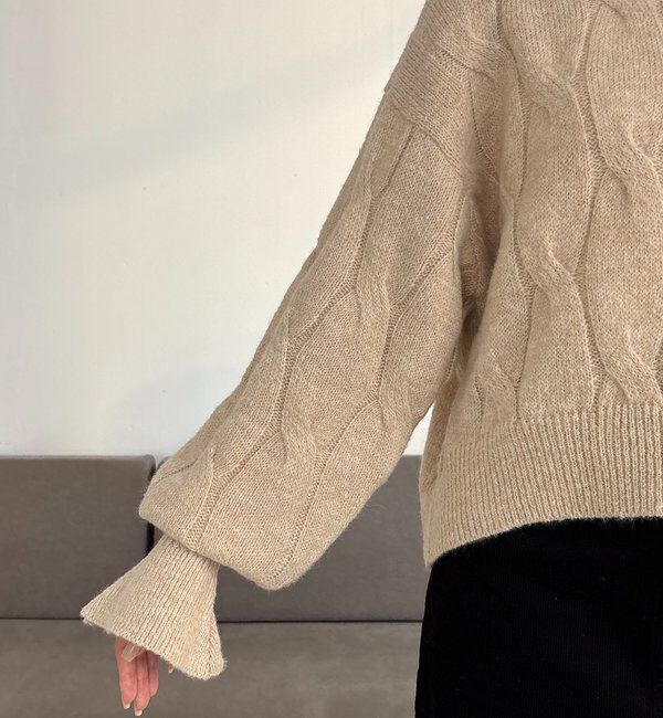  「ケーブルキャンディニット」|ニット・セーター|