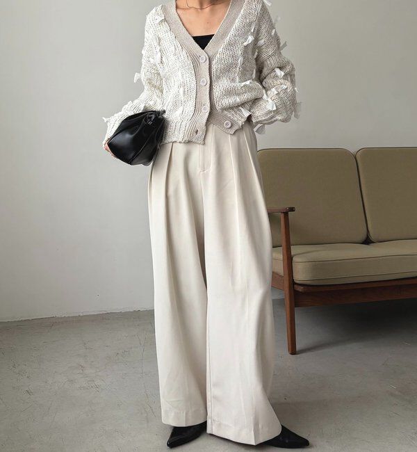  「リボンニットカーディガン」|カーディガン|