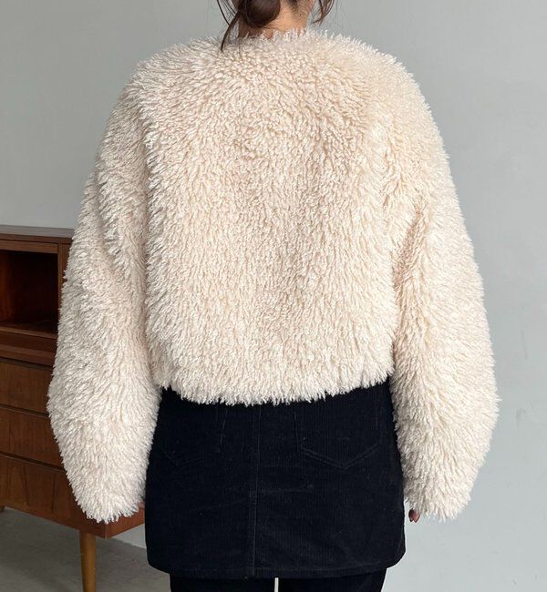  「【リバーシブル】〈C.L〉ボアリバショートジャケット」|ブルゾン・スタジャン|