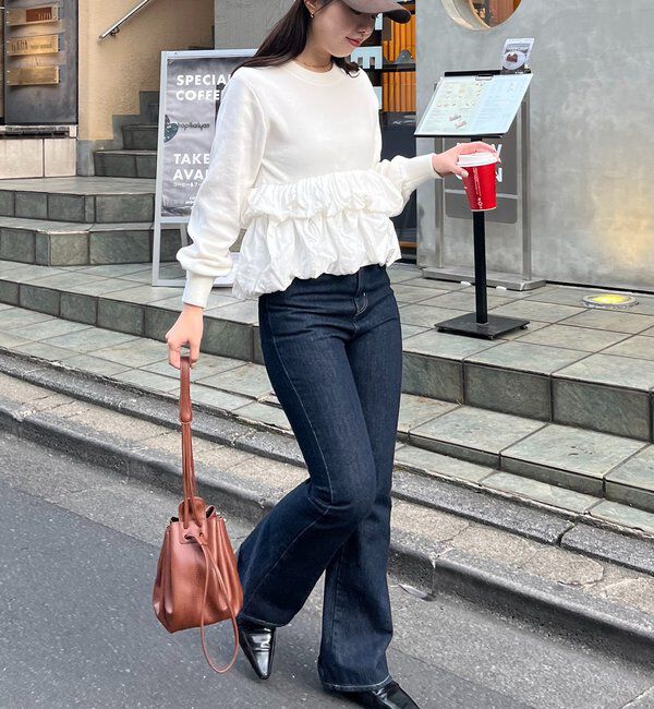  「バルーンティアードプルオーバー」|ニット・セーター|