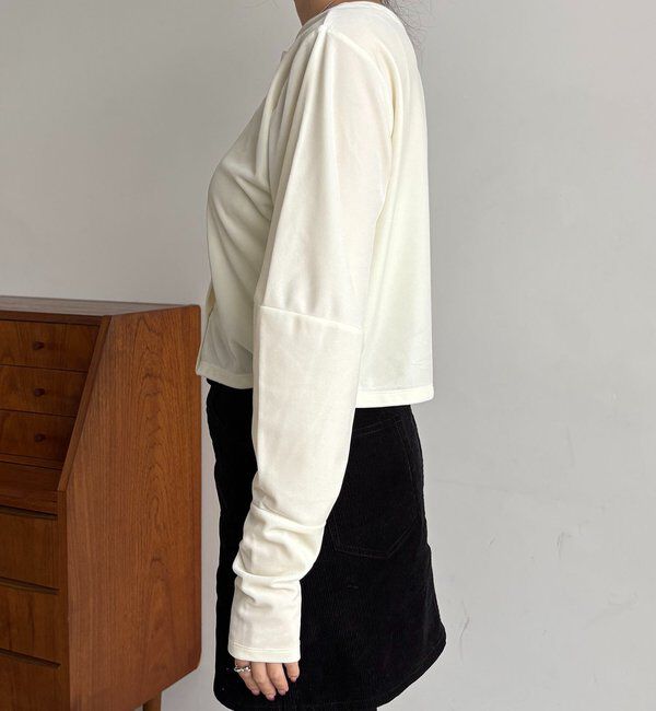  「ベロアカーディガン」|Tシャツ・カットソー|