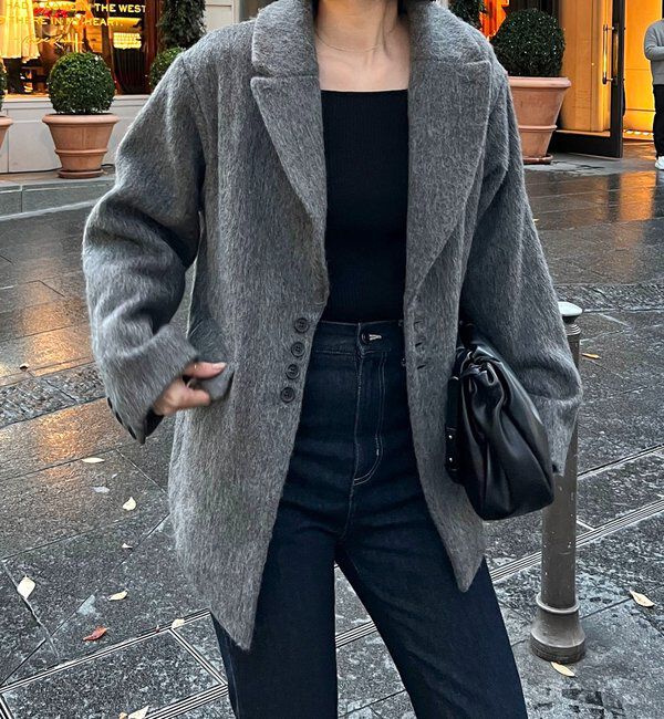  「【サイズ展開あり】シャギーウールコート」|その他|