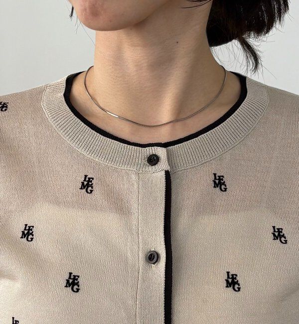  「モノグラムカーディガン」|カーディガン|