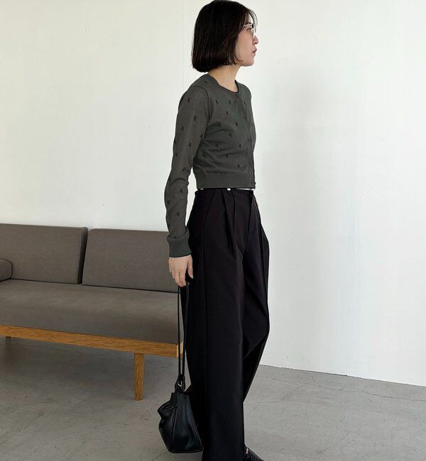  「モノグラムカーディガン」|カーディガン|