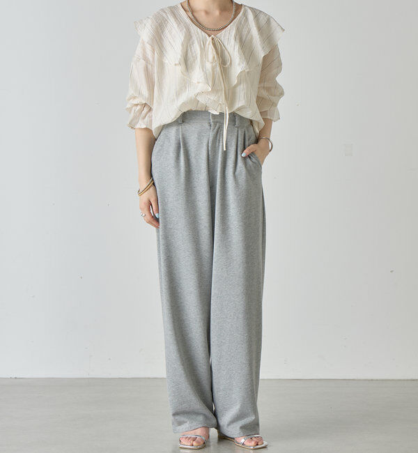  「フリルカラーブラウス」|シャツ・ブラウス|