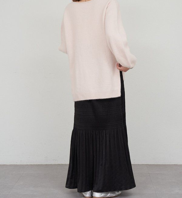  「ファーウールキーネックニット」|ニット・セーター|