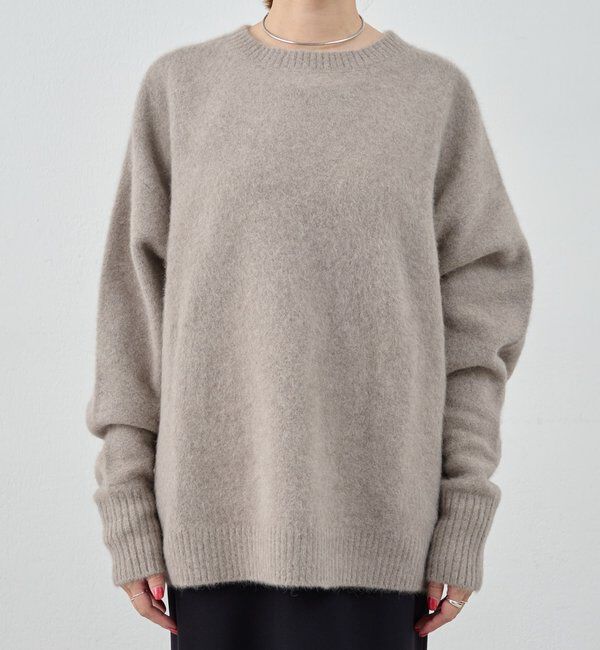  「ファーウールクルーネックニット」|ニット・セーター|