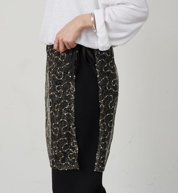  「スパンコールラップスカート」|スカート|