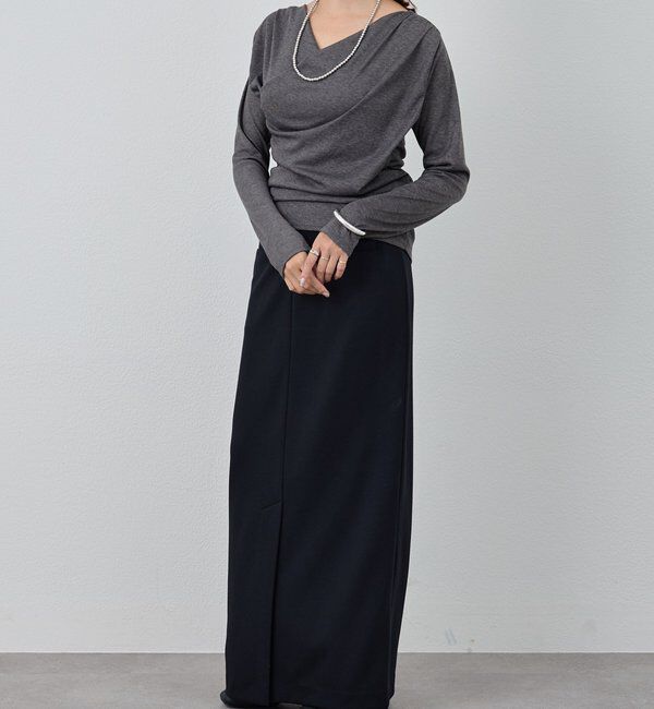  「カシュクールカットソー」|Tシャツ・カットソー|