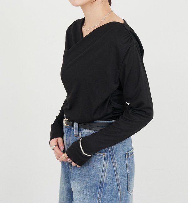  「カシュクールカットソー」|Tシャツ・カットソー|