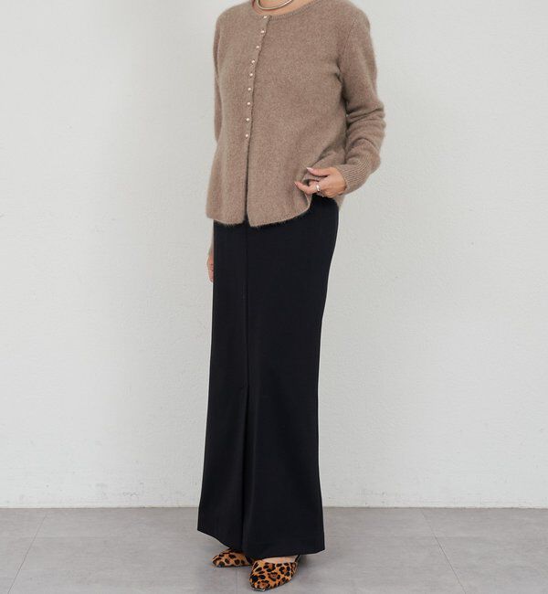  「ラクーンペプラムカーディガン」|カーディガン|