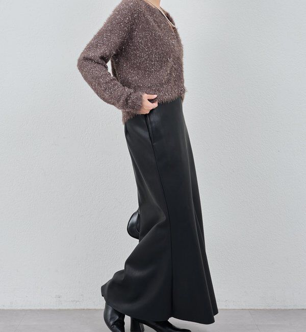  「ラメシャギーニットカーデ」|カーディガン|