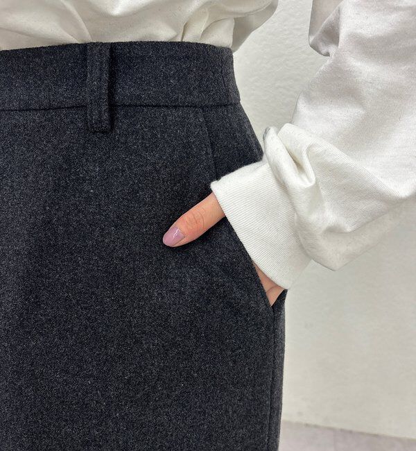  「ウールミニスカート」|スカート|