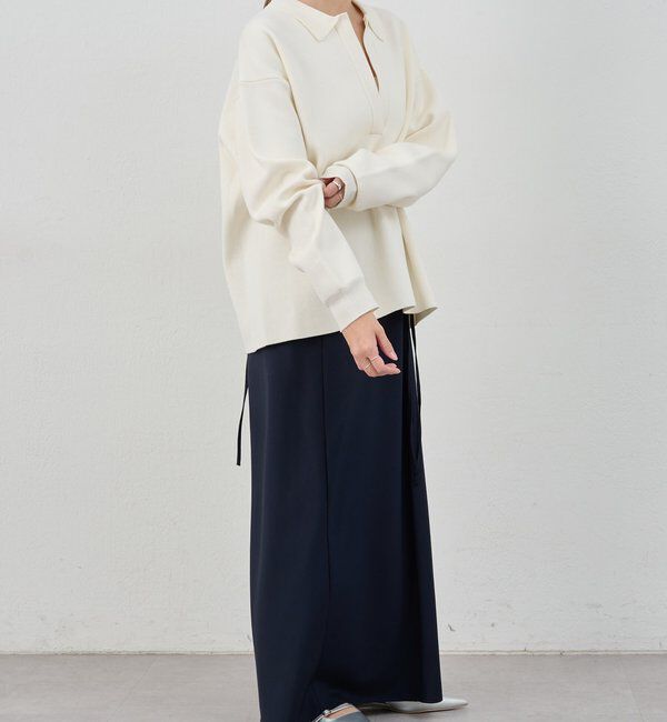  「スキッパーラガーニット」|ニット・セーター|