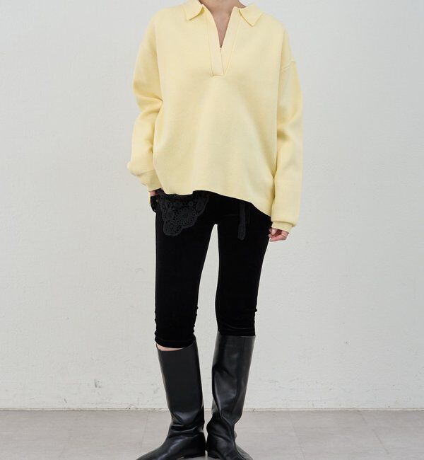  「スキッパーラガーニット」|ニット・セーター|