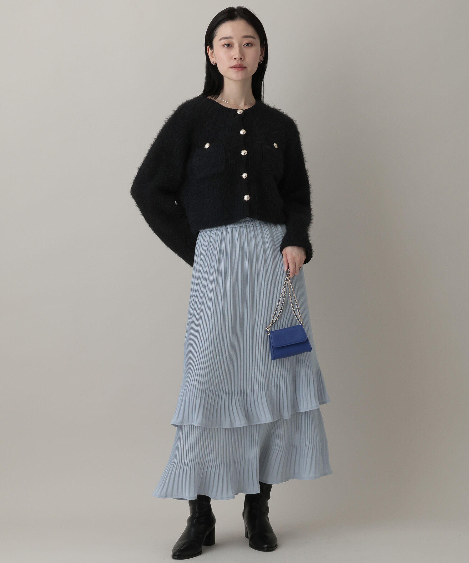 A part by 「ホソプリーツティアードスカート」|スカート|