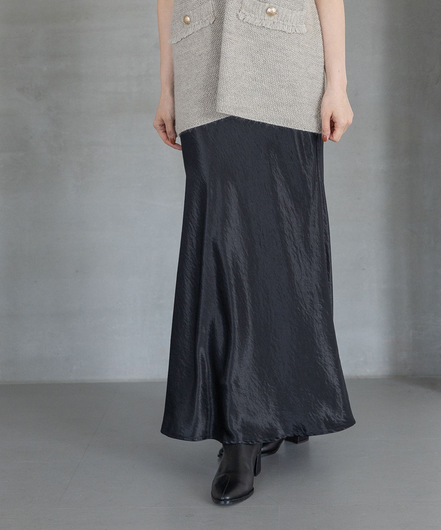 A part by 「カトリーヌサテンナロースカート」|スカート|