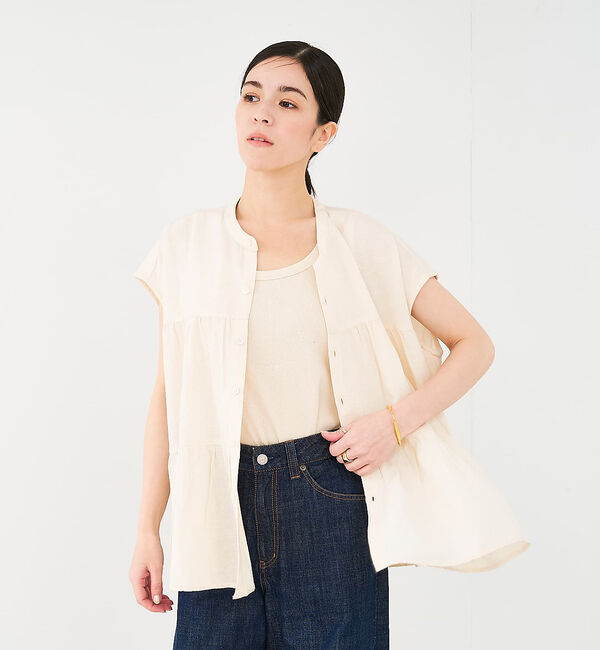 collex「切替ギャザーブラウス」|シャツ・ブラウス|