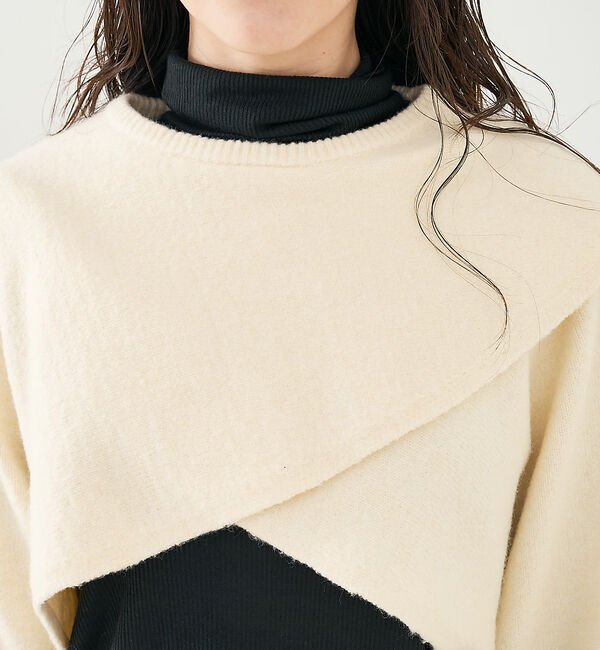 collex「2WAYショートニットプルオーバー」|ニット・セーター|