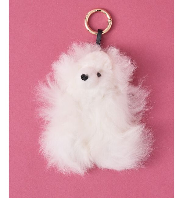 collex「【WEB限定】【COSY/コージー】ベアー バッグチャーム キーリング」|チャーム・キーホルダー|ホワイト