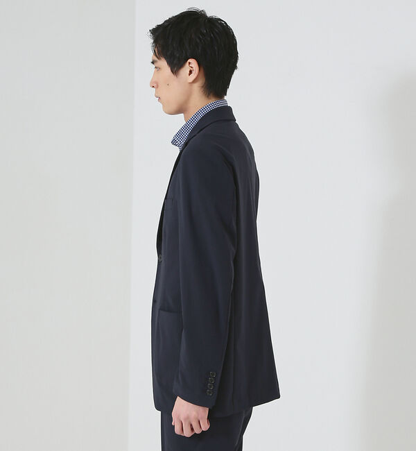 ABAHOUSE「【セットアップ対応/FLEX JACKET】トリコットツイル マルチストレッチ」|テーラードジャケット|