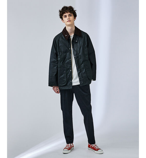 ABAHOUSE「【ベロア&times;コール】リラックス カットソー / スウェット」|Tシャツ・カットソー|