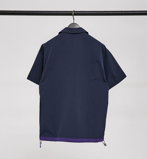 ABAHOUSE「【裾バイカラー】オープンカラー シャツブルゾン」|シャツ・ブラウス|