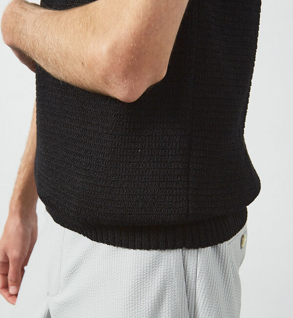 ABAHOUSE「フルニードル メッシュニットTシャツ」|Tシャツ・カットソー|