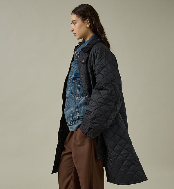 ABAHOUSE「【Barbour / バブアー】EXMOOR / エクスモア キルティング ステ」|ステンカラーコート|