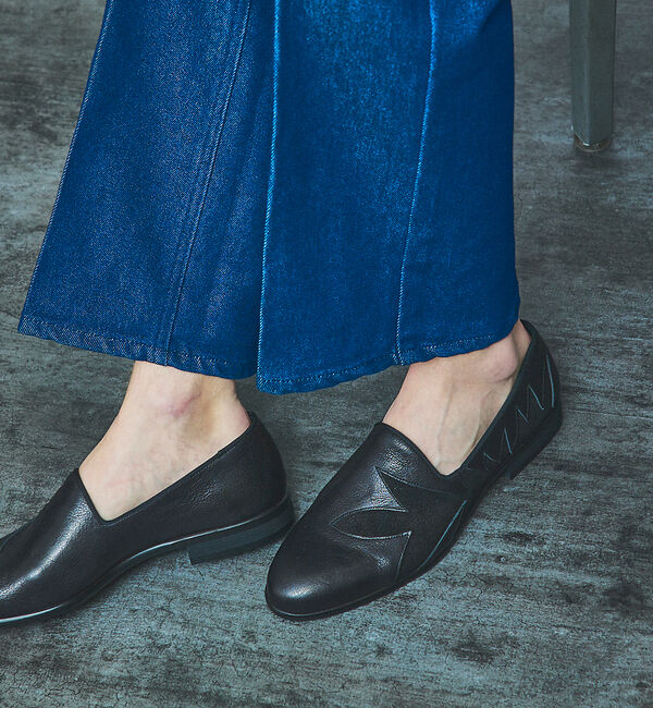 alfredoBANNISTER「【MADE IN JAPAN】ウエスタンパッチワーク オペラシューズ/スリッポン」|ローファー|