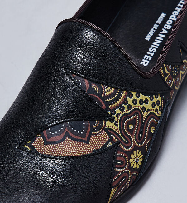 alfredoBANNISTER「【MADE IN JAPAN】ウエスタンパッチワーク オペラシューズ/スリッポン」|ローファー|