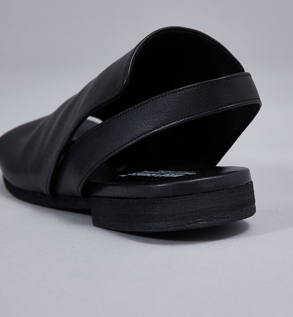 alfredoBANNISTER「【WRAP SHOES】ドレープ バックストラップ サンダル」|サンダル|