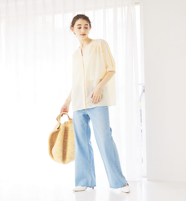 Rouge vif「【RED CARD/レッドカード】別注Freddie　ワイドデニム」|デニム|