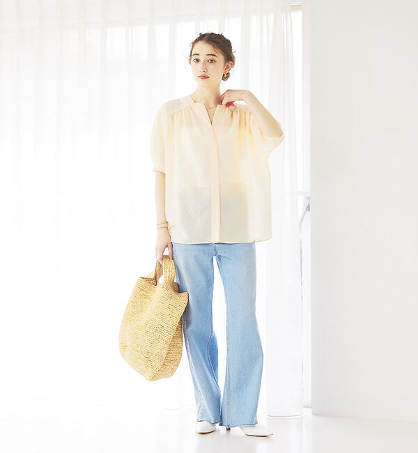 Rouge vif「【RED CARD/レッドカード】別注Freddie　ワイドデニム」|デニム|