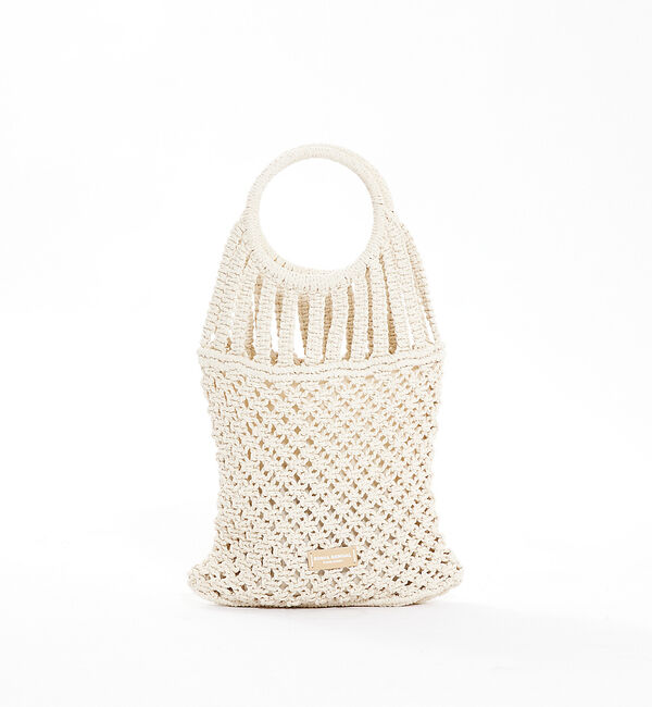 Rouge vif「【SONIA BENGAL】メッシュトートバッグ /ラフィア / コットン /」|ハンドバッグ|