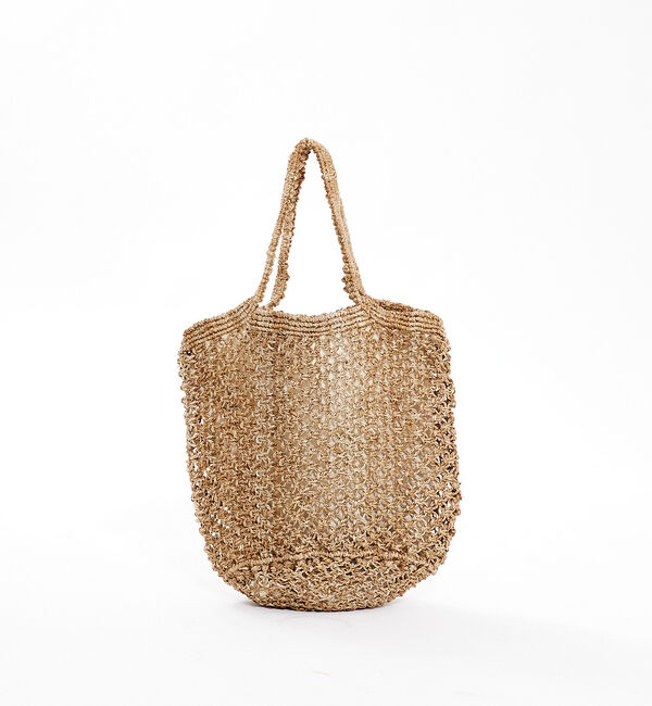 Rouge vif「【SONIA BENGAL】メッシュトートバッグ /ラフィア / コットン /」|ハンドバッグ|