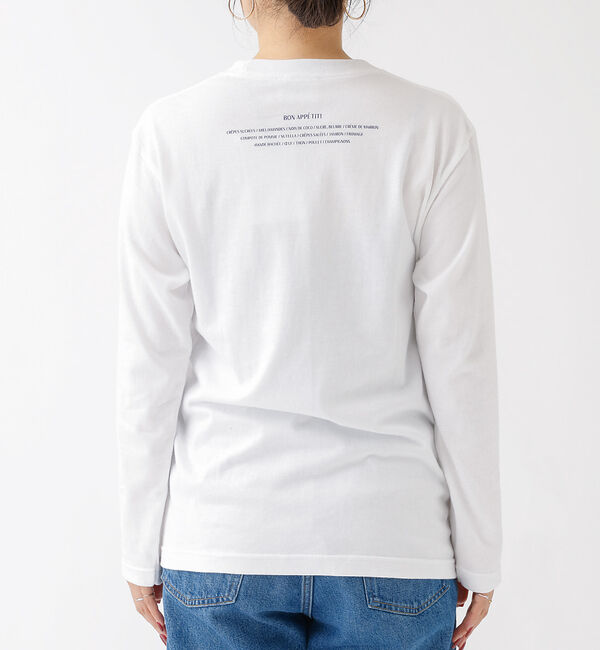 Rouge vif「シンプルロゴプリントロンT」|Tシャツ・カットソー|