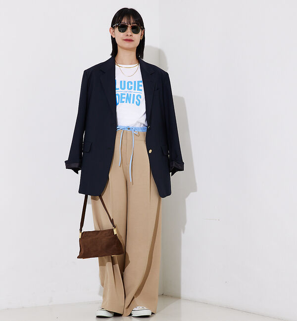 Rouge vif「ブロードリボン二重織レイヤードタックパンツ」|その他|