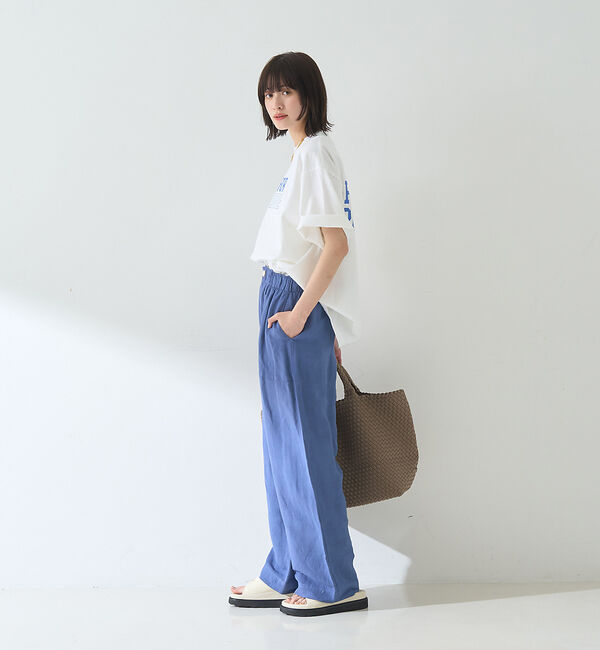 Rouge vif「ピグメントダイカジュアルロゴBIG Tシャツ」|Tシャツ・カットソー|