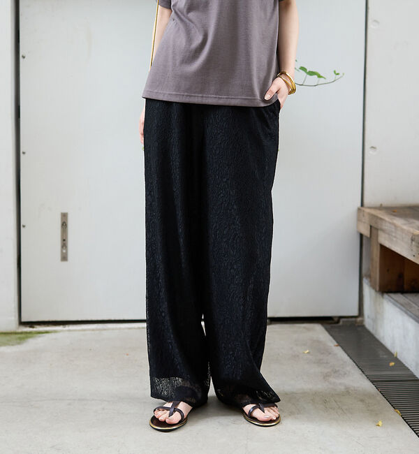 Rouge vif「レースストレートパンツ」|その他|