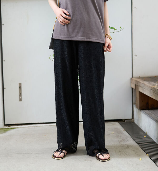 Rouge vif「レースストレートパンツ」|その他|