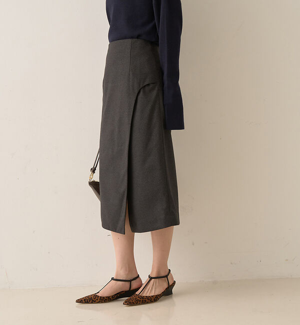 Rouge vif「ウールライクデザインスカート」|スカート|