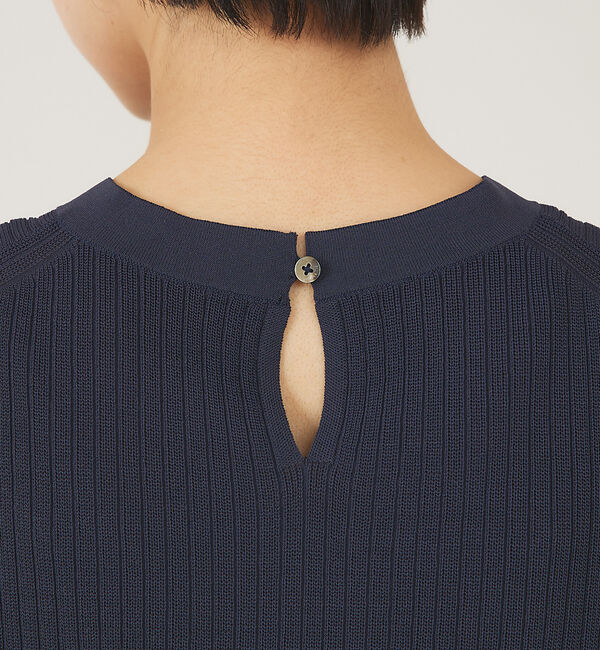 qualite「《セットアップ対応》レーヨンストレッチリブニット」|ニット・セーター|