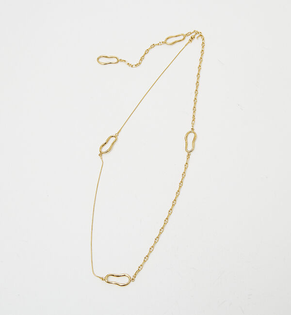 qualite「【ADER.bijoux】ダブルチェーンレイヤーネックレス」|ネックレス|