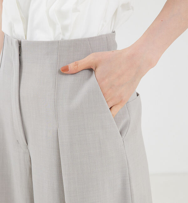 qualite「サイドボタンクロップドパンツ」|その他|